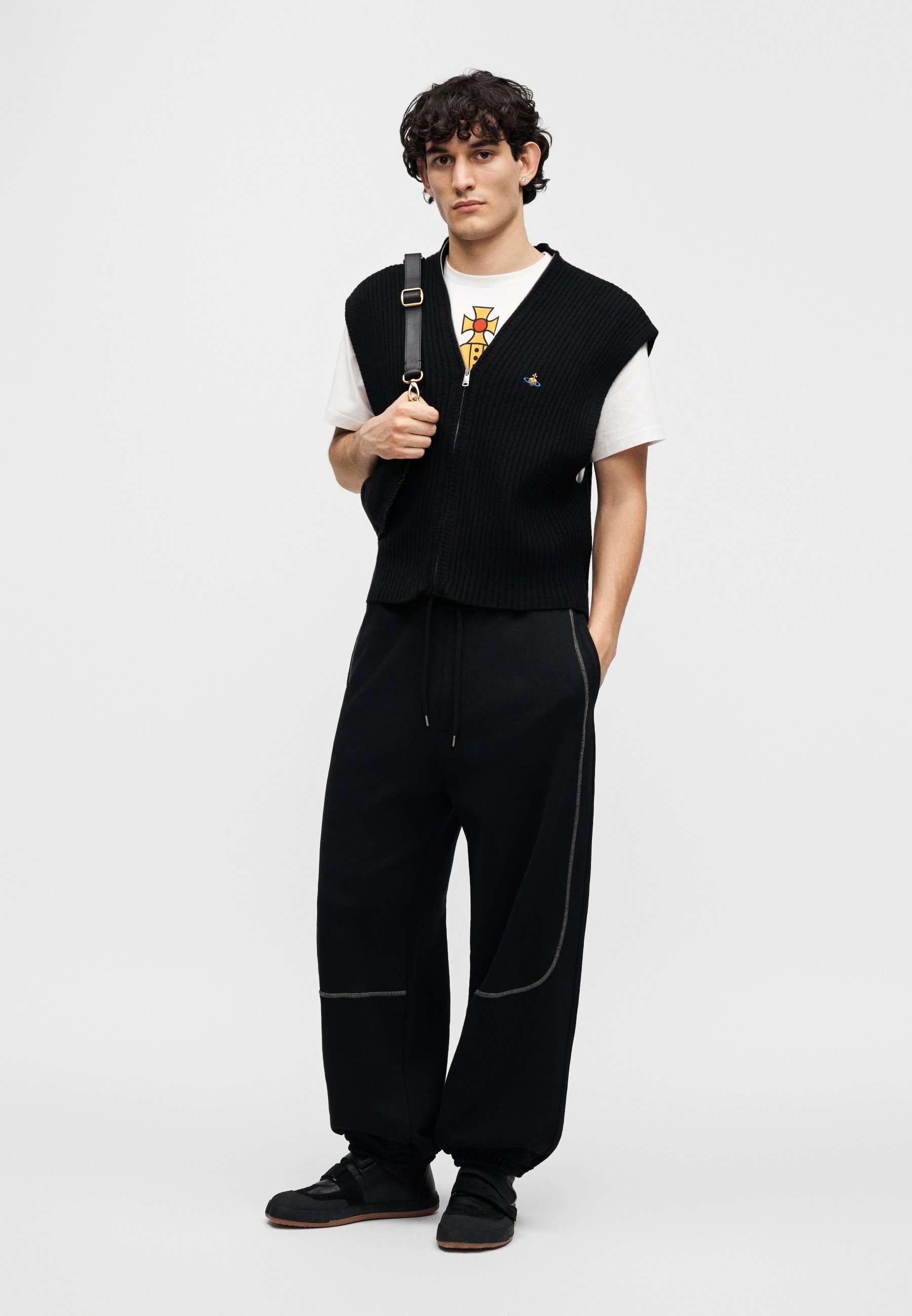 Vivienne Westwood JESS ZIP - Waistcoat - black - Zalando.co.uk