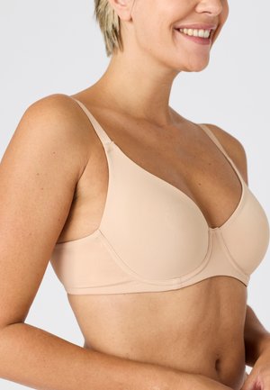 Sujetador con aros - beige