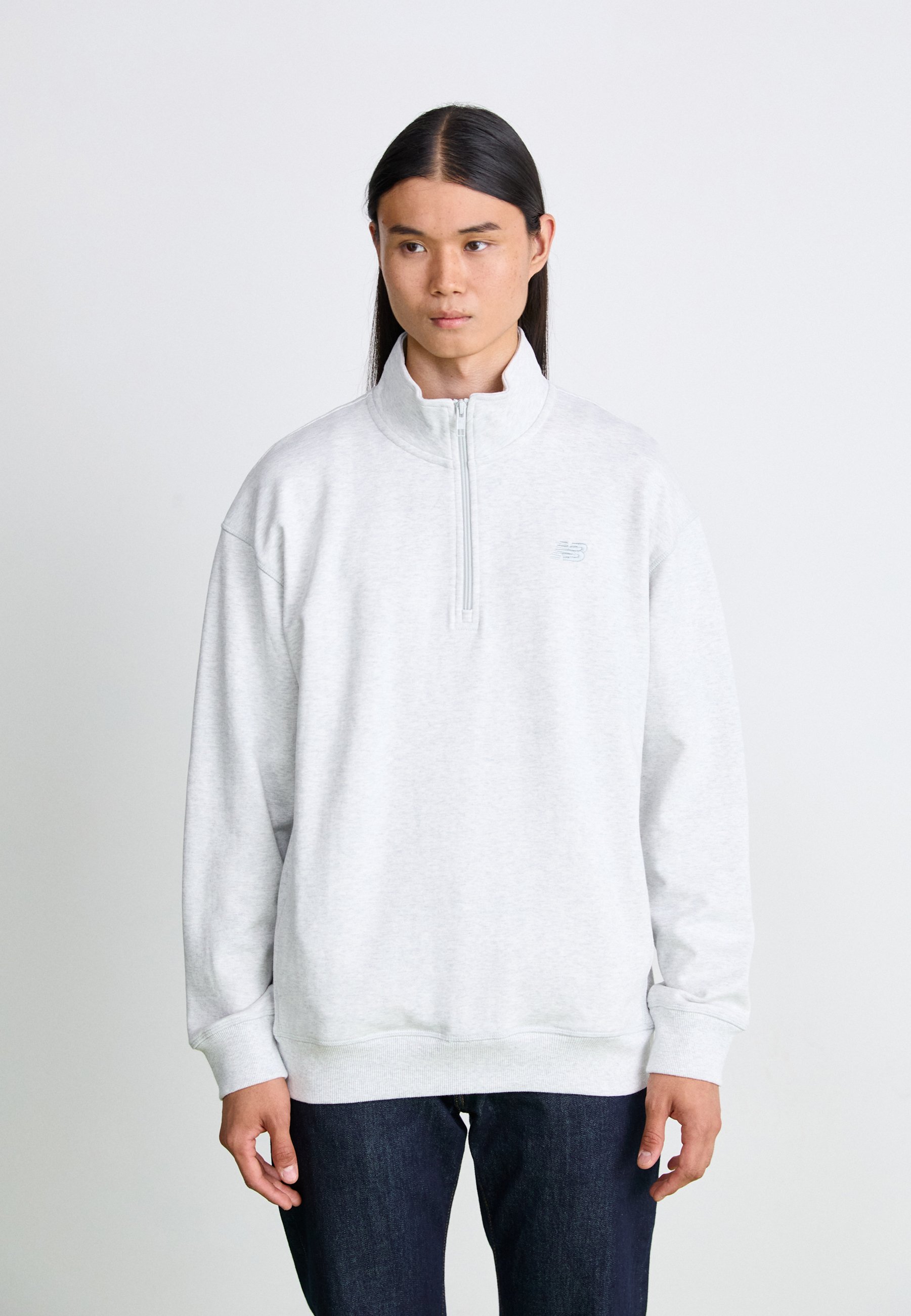 New Balance ホワイト ハイネックセーター ニューバランスゴルフ NB 【ワゴンセール】ネックラインリブ