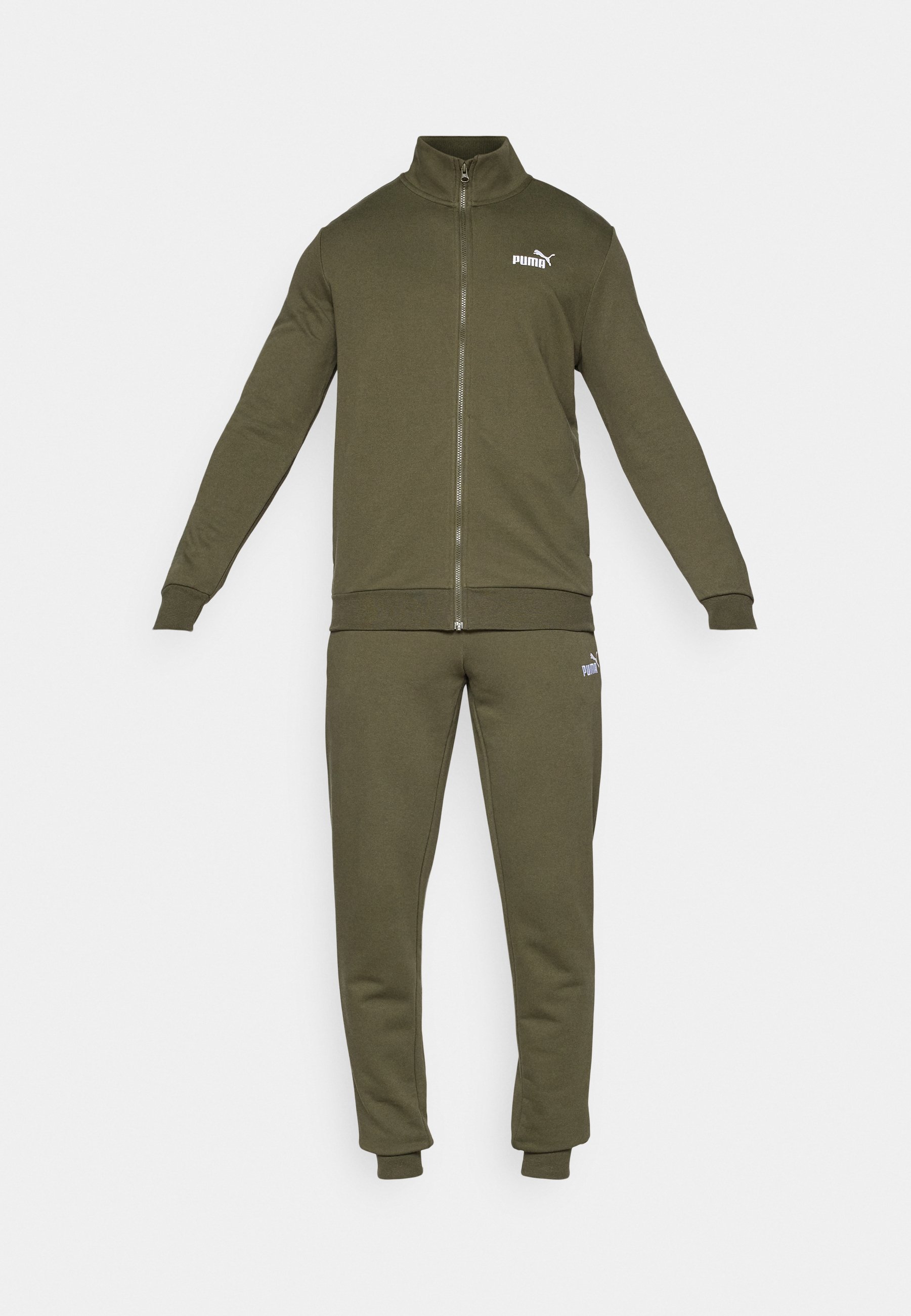 Puma SUIT SET - Tracksuit - dark olive/olive - Zalando.co.uk