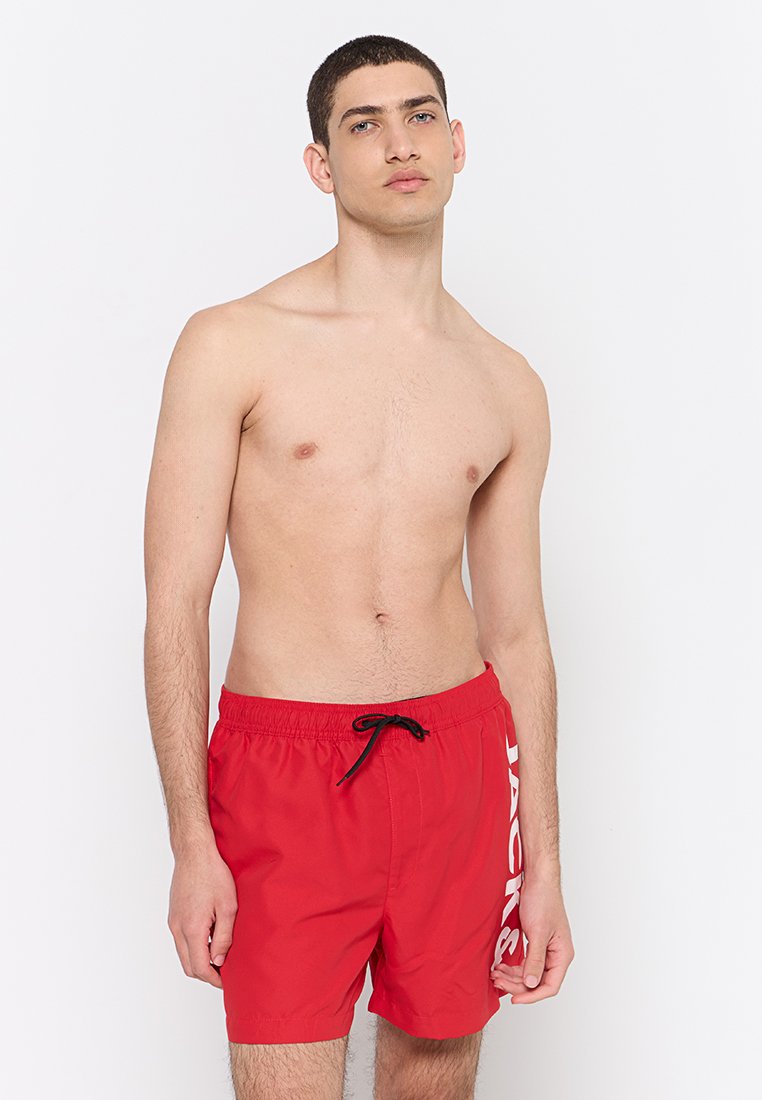 Jack & Jones Short de bain rouge