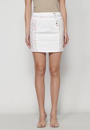 Koroshi Denimová sukňa - blanco/white