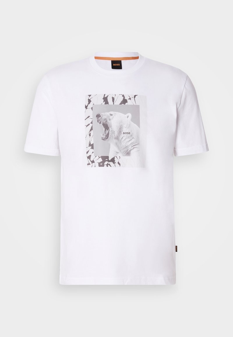 Boss T-shirt print wit