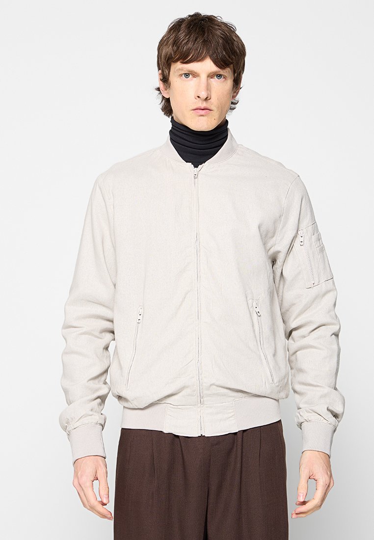 French Connection Bomberjacks graniet