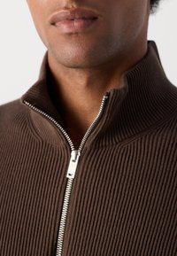 Lindbergh HALF ZIP  - Jumper - brown