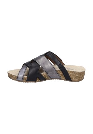 Josef Seibel TONGA 74 - Sandalias planas - schwarz-kombi