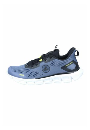 Road running shoes - grisaille jet black