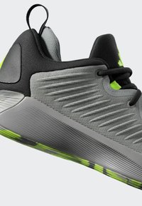 adidas Performance INITIATION - Basketball shoes - grey two   core black   lucid lemon
