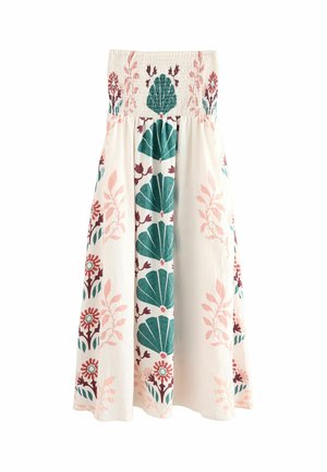 Next REGULAR FIT - BANDEAU MIDI - Dnevna haljina - khaki green
