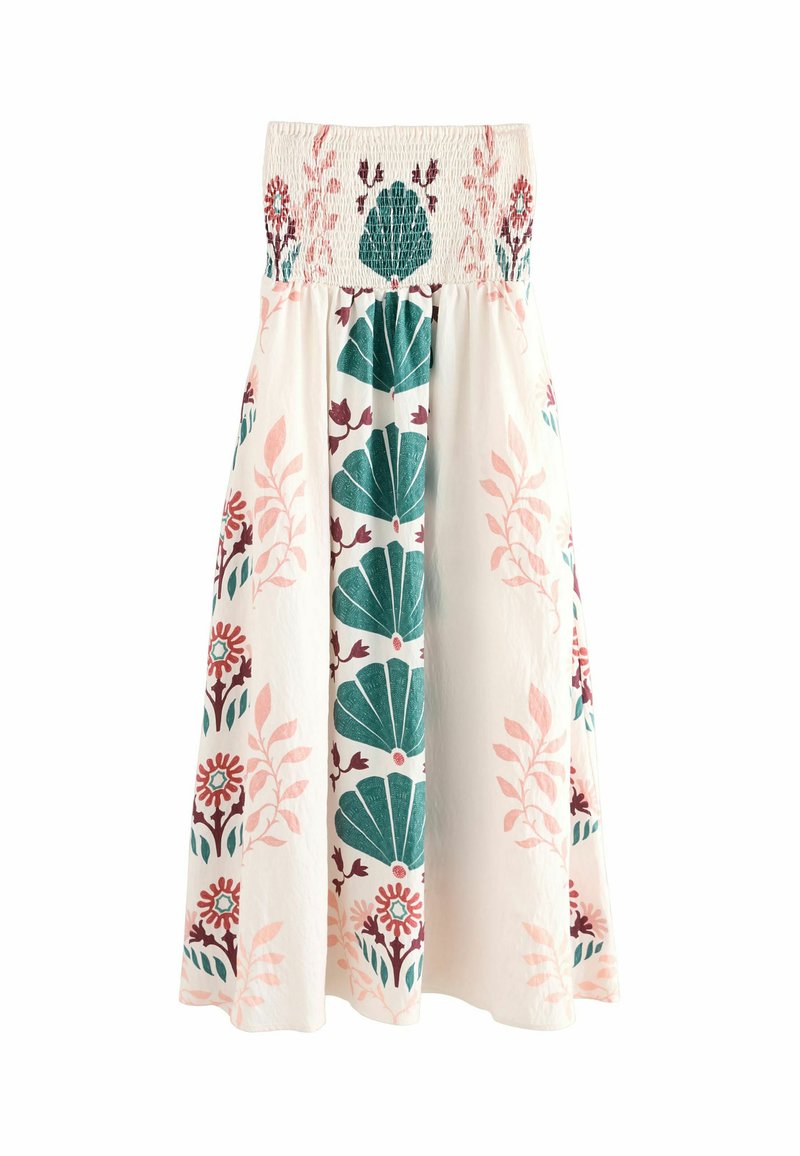 Next REGULAR FIT - BANDEAU MIDI  - Dienas kleita - khaki green