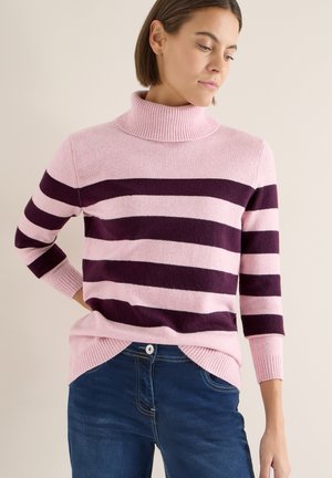 SOFTER ROLLKRAGEN - Strickpullover - rosa