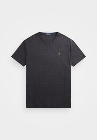 CUSTOM SLIM FIT SOFT COTTON T-SHIRT - T-shirts - black heather