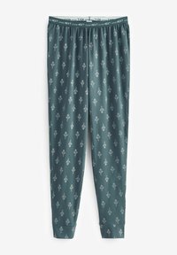 Next REGULAR FIT - LONG SLEEVE SET - Pyžamová súprava - blue silver foil