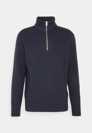 Lindbergh HALF ZIP - Jersey de punto - navy
