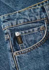Superdry Jean boyfriend - fulton vintage blue/bleu marine