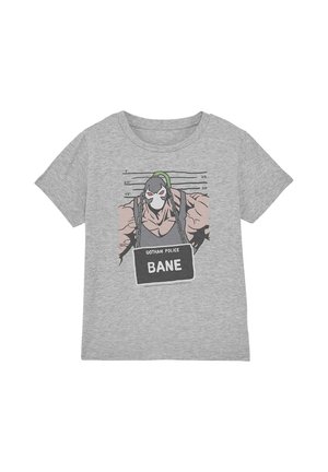 Cotton Soul, BATMAN THE BANE MUGSHOT UNISEX - T-Shirt print - mottled light grey