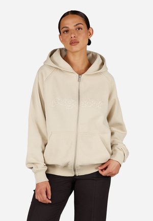 FOGGIA - Cipzáras pulóver - washed cozy beige