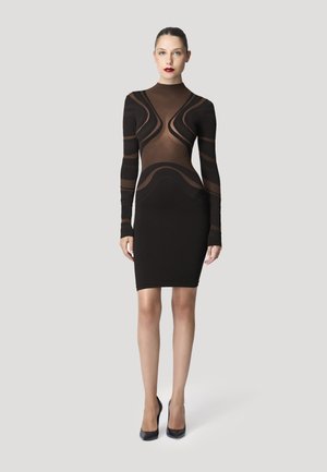 Wolford VENUS - Jersey dress - umber black