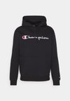 ICONS HOODED LARGE LOGO - Jersey con capucha - dark blue