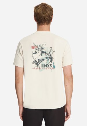 NO EXCESS, BACK PRINT T-SHIRT - T-shirt imprimé - stone