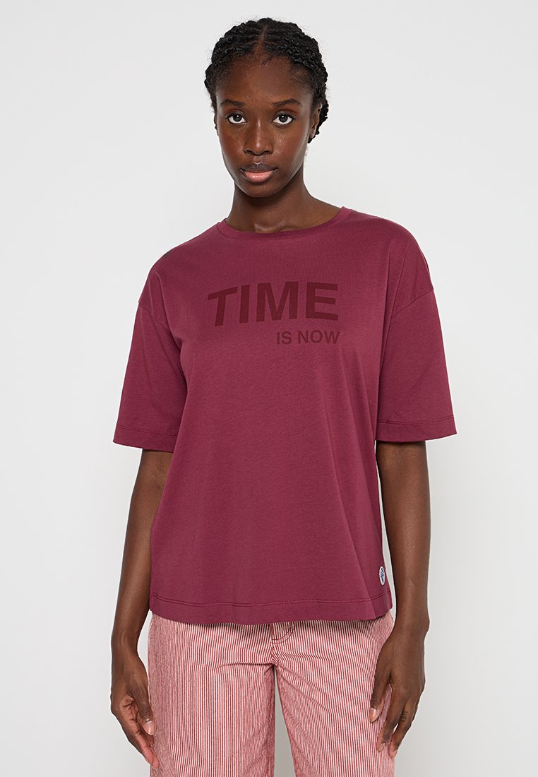 North Sails T-shirt print donkerrood North Sails T-shirt print donkerrood