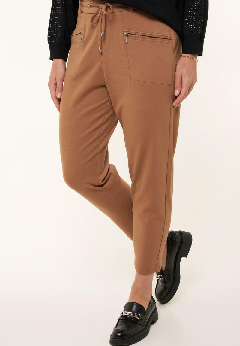 MS Mode MET STRIKKOORD Tracksuit bottoms camel Zalando.de