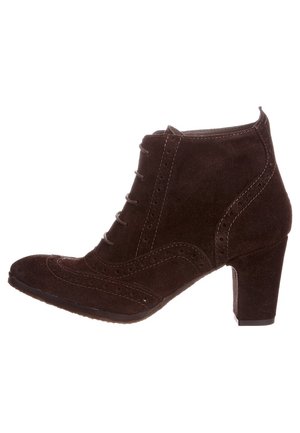 Botines con cordones - dark brown