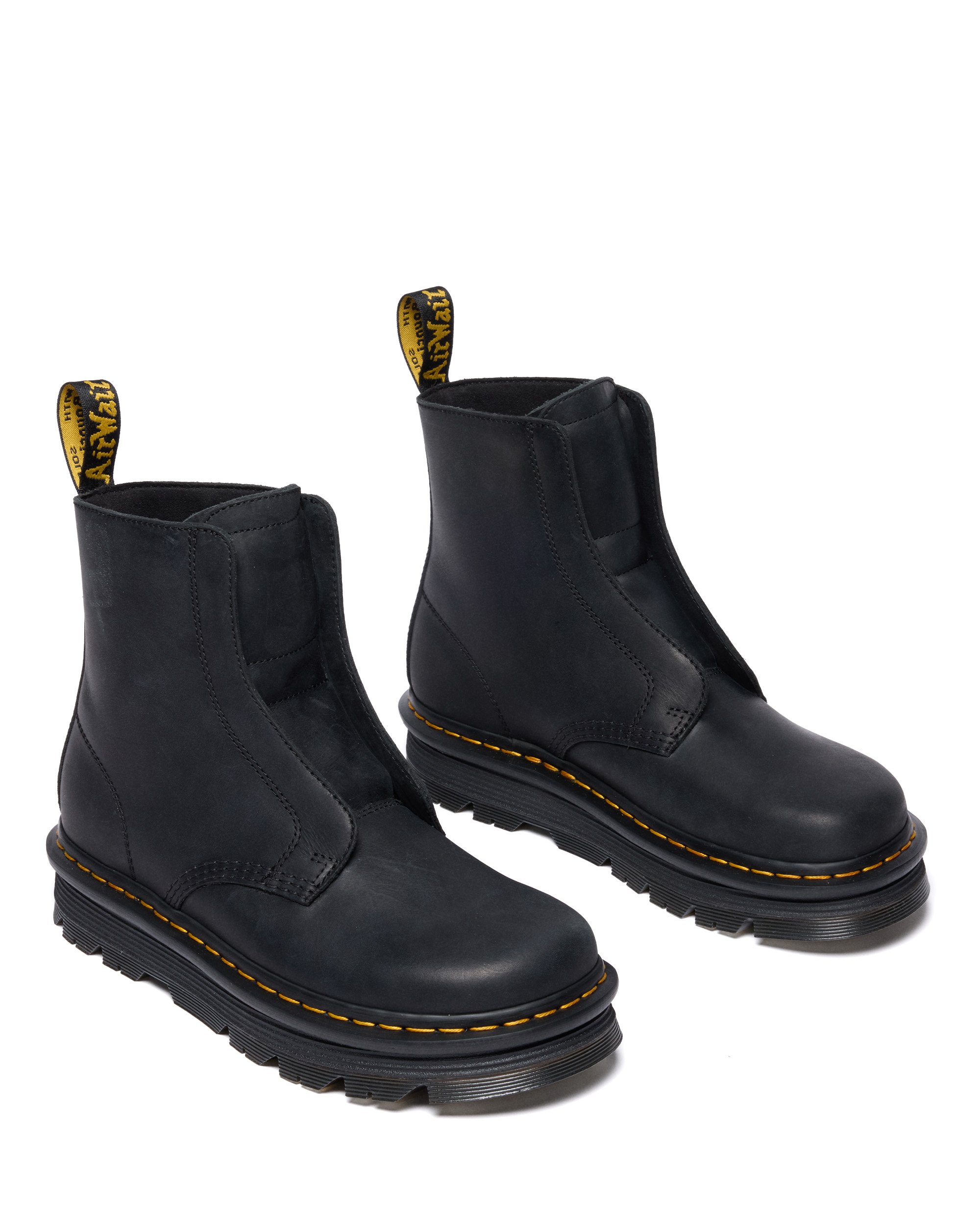 Dr. Martens ZEBZAG LACELESS - Classic ankle boots - black