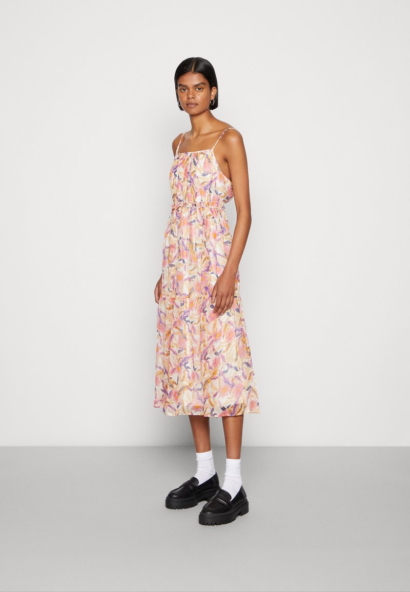Damen Freizeitkleider | Vero Moda VMTUVA SINGLET CALF DRESS Freizeitkleid pristine tuva/beige - JX62609 Damen Freizeitkleider | Vero Moda VMTUVA SINGLET CALF DRESS Freizeitkleid pristine tuva/beige - JX62609