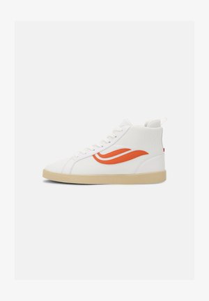 G-HELÁ MID UNISEX - High-top trainers - white/orange