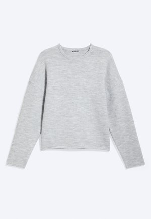Weekday, BOXY SWEATER - Jumper - light grey