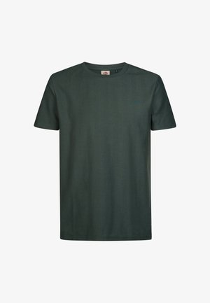 Petrol Industries, HERRINGBONE JERSEY T-SHIRT HAYDEN - T-shirt basic - deep green