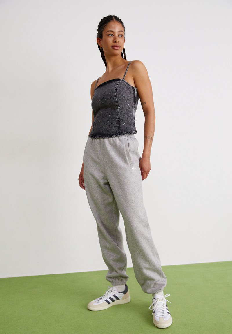 HOT Track Pants Adidas Medium Grey Heather Joggers Adidas