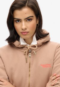 Superdry & Co Sweater met rits - winter taupe
