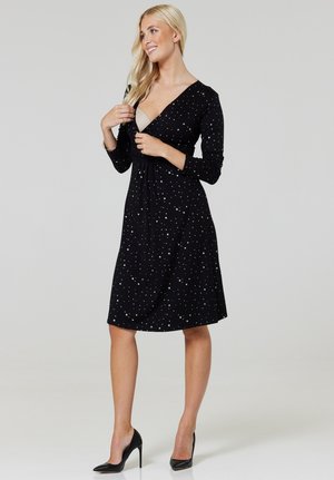 CLASSIC - Day dress - black gold-coloured