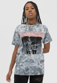 Paradiso Clothing TWENTY ONE PILOTS TORCH BEARERS DIP DYE WASH - Print T-shirt - grey