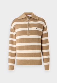 CARDI STITCH  - Jumper - classic khaki/ivory petal