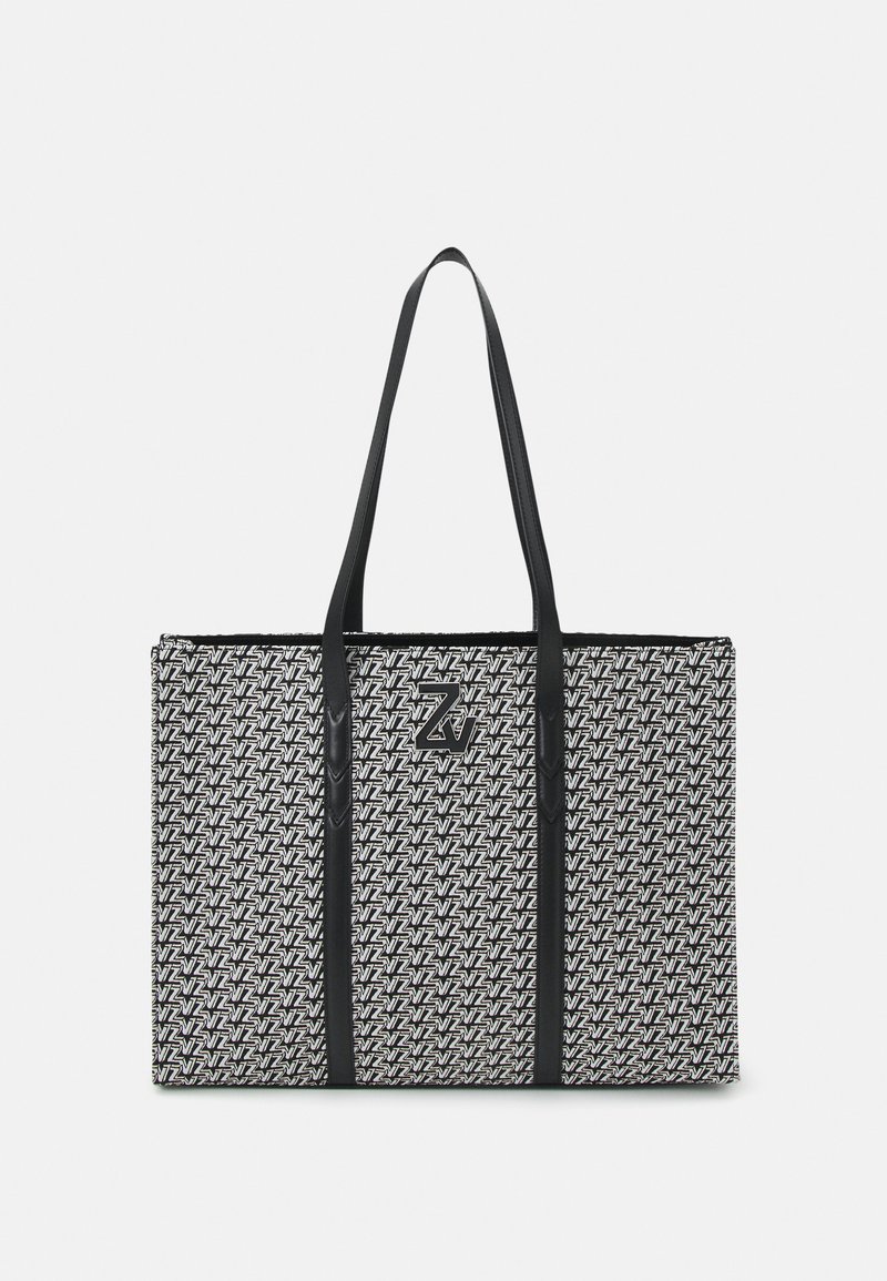 Zadig & Voltaire INITIALE TOTE MONOGRAM Tote bag noir flash/multi
