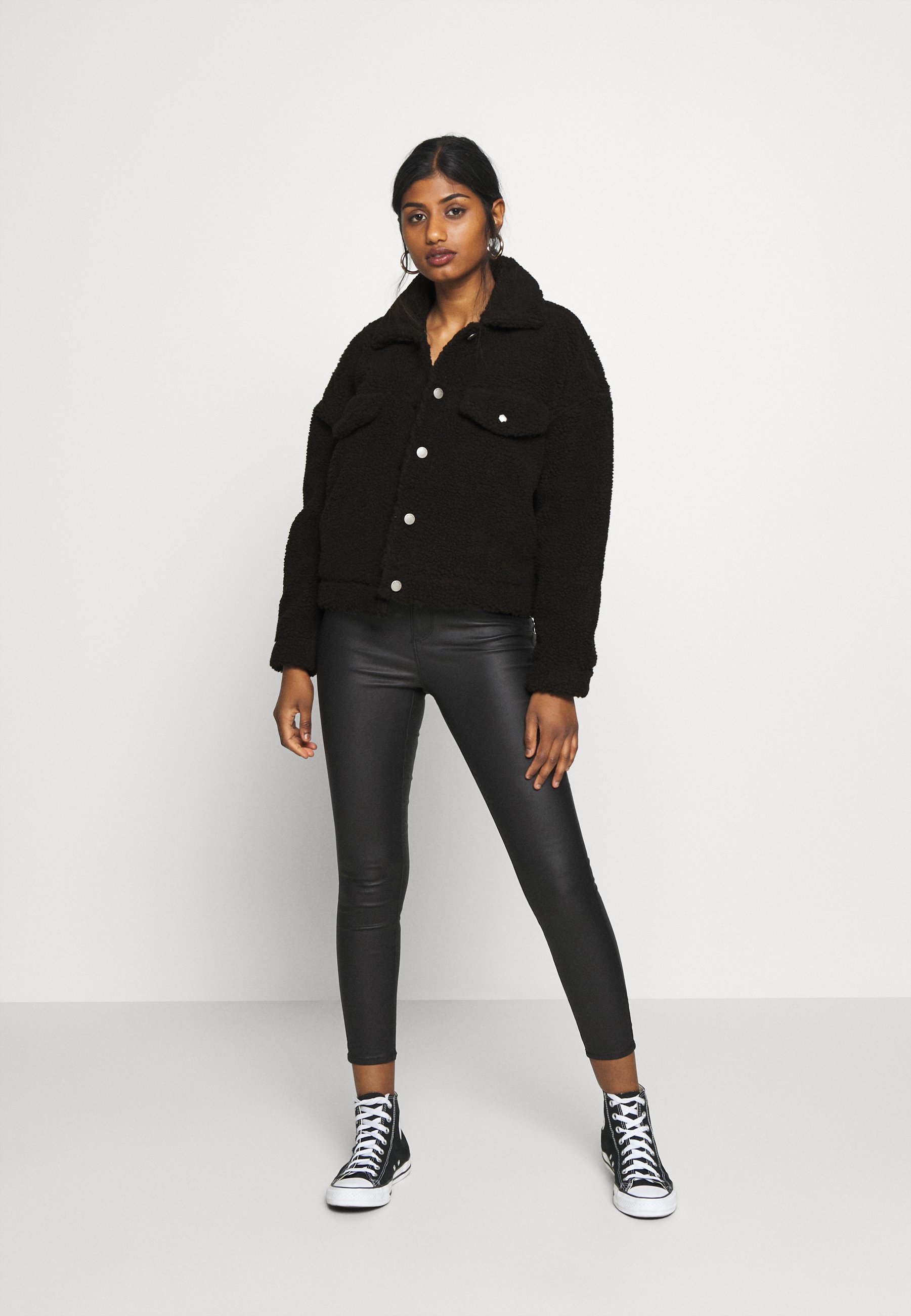 denim pile jacket
