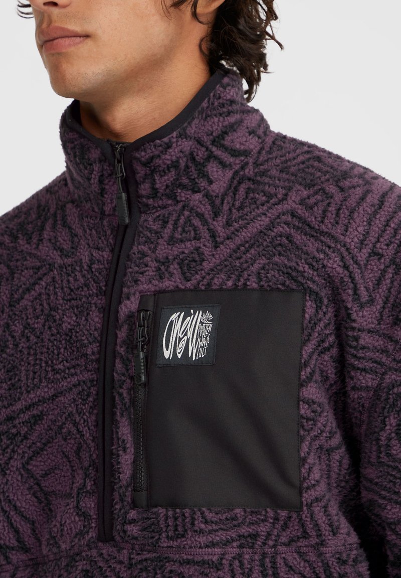 Polaire à Poils Longs Et Zip Intégral | Forest Night