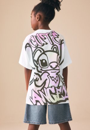 Next, LILO & STITCH GRAPHIC  - Print T-shirt - white
