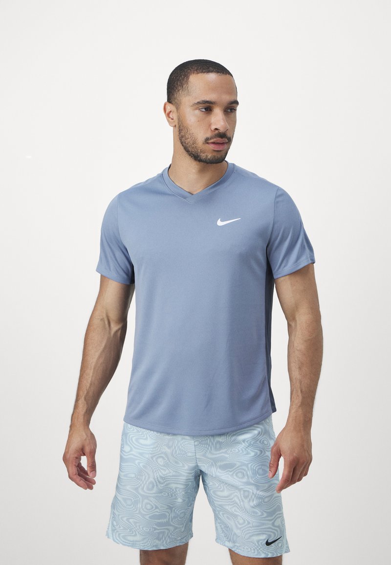 Nike Performance TOP - Camiseta deportiva - ashen slate/thunder blue/white