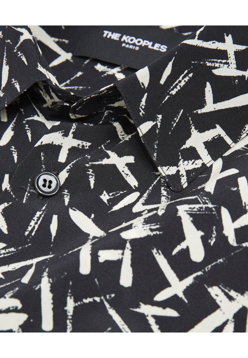 Herren T-shirts & Polos | The Kooples Hemd black white/schwarz - LZ76845 Herren T-shirts & Polos | The Kooples Hemd black white/schwarz - LZ76845