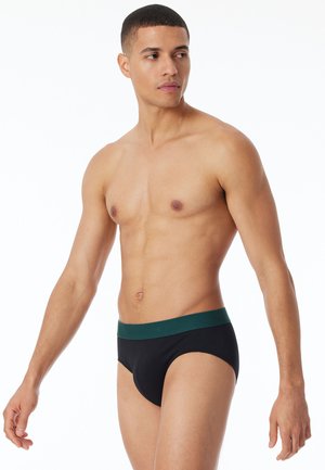 Schiesser RIO 3 PACK - Slip - black combination
