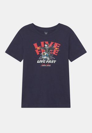 JORHEADON TEE CREW NECK JNR - T-shirt con stampa - navy blazer
