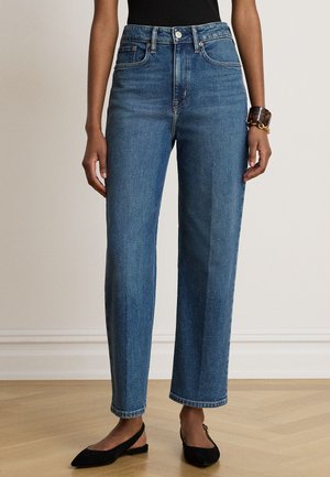 Lauren Ralph Lauren, HIGH-RISE RELAXED STRAIGHT JEAN - Jeans a sigaretta - atlantic blue wash