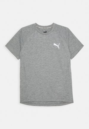 EVOSTRIPE TEE - T-shirt basic - medium gray heather