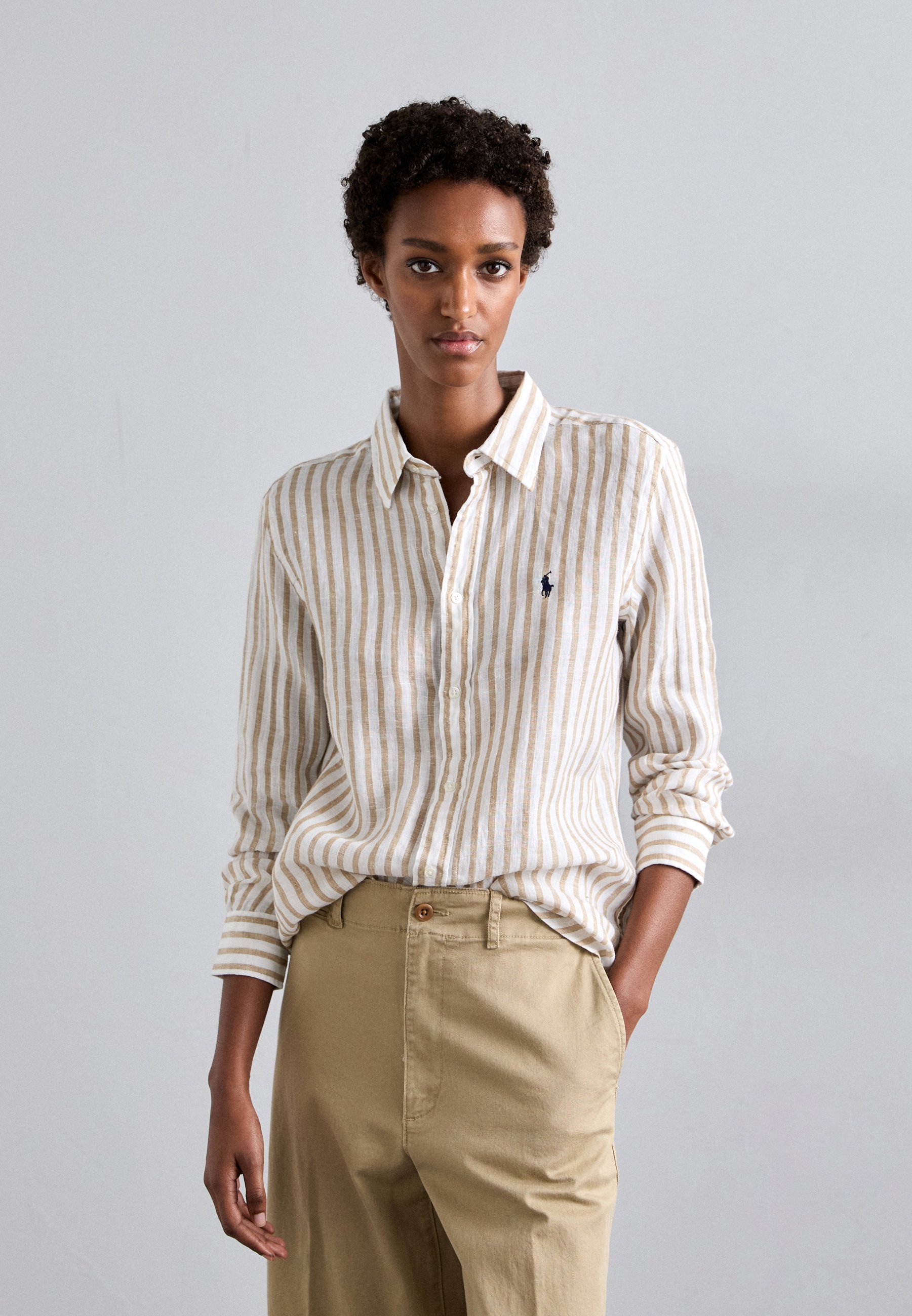 Polo Ralph Lauren CLASSIC FIT STRIPED LINEN SHIRT - Button-down 