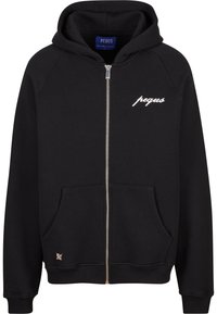 PEQUS CHEST LOGO - Lukuga pusa - black