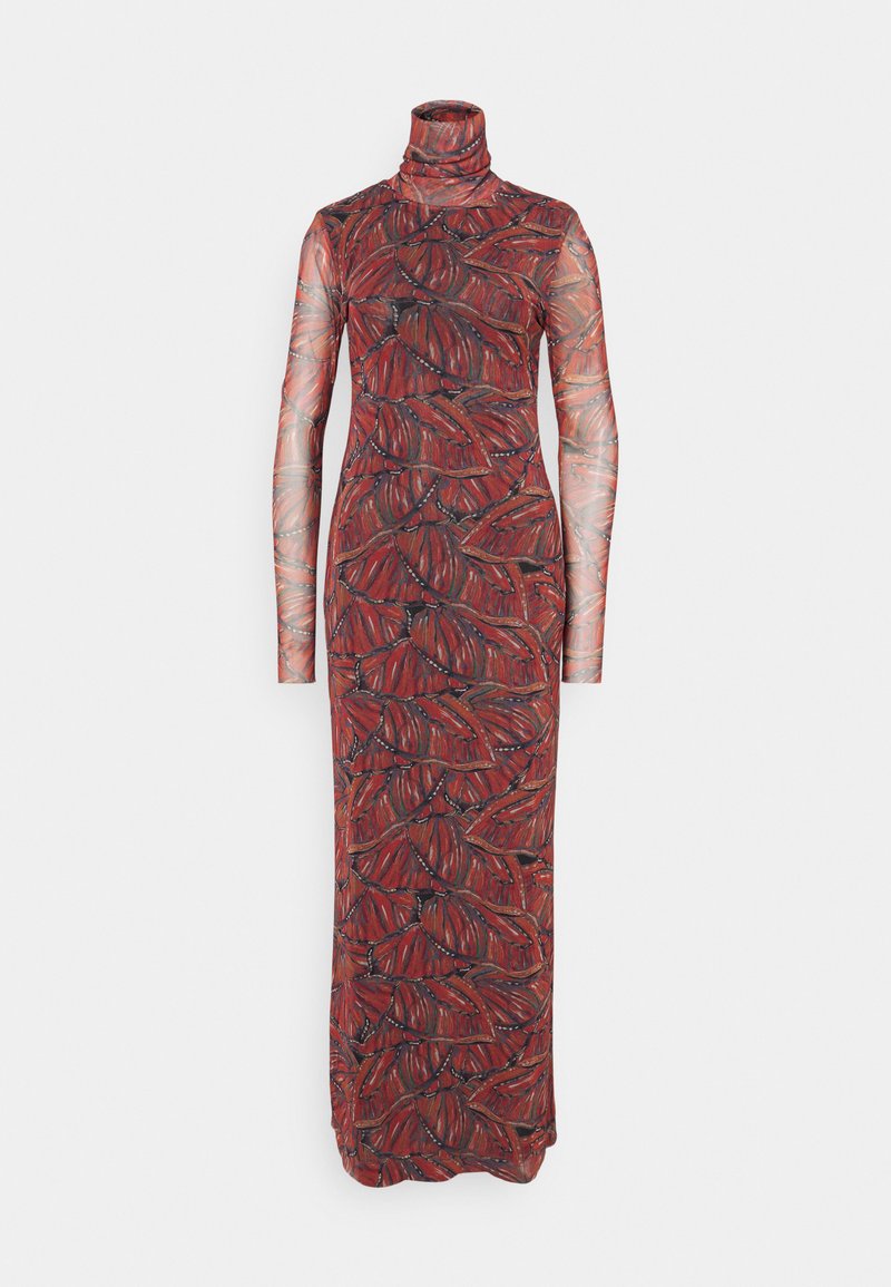 Stieglitz Maxi-jurk oranje